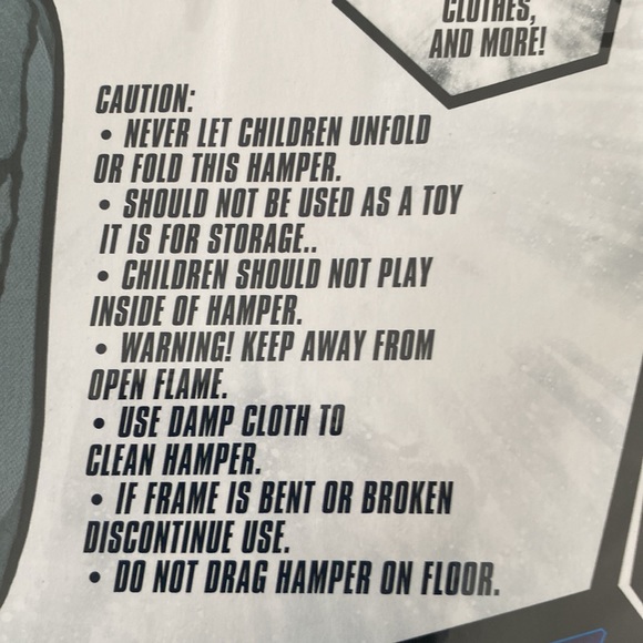 Kid’s Pop Up Toy Clothing Hamper Marvel Avengers - Picture 4 of 8